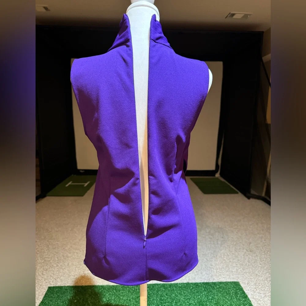 NWOT Lauren Ralph Lauren Women's Sleeveless Top Size S Purple - Picture 7 of 9